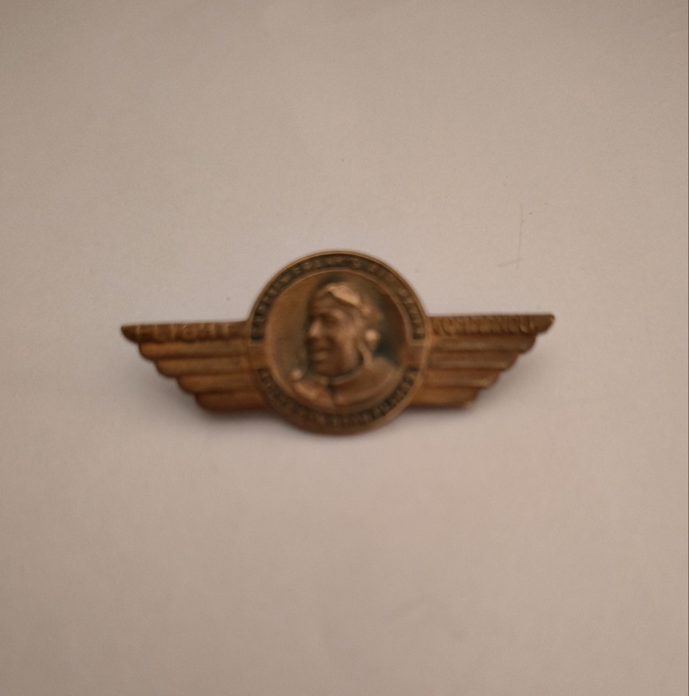 1930's Captain Frank's Air Hawks Flight Commander Promotional Pin